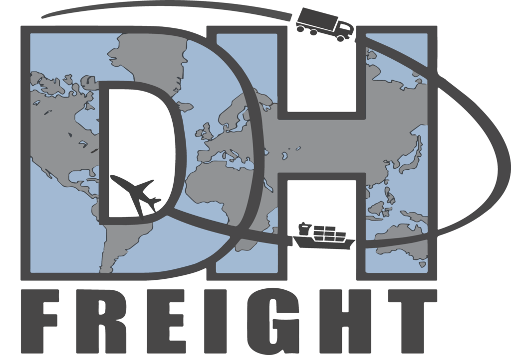 d h freight logo